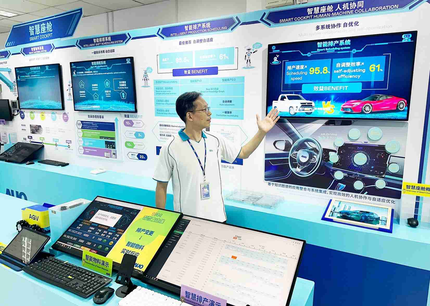 赏金国际厦门将5G+ABC技术串联生产管理全流程，，打通研发、、、、采购、、、生管、、制程、、设备、、、、质量等产品全生命周期制造流程，，，，完成数字化设计、、、、智慧供应链、、、、智能座舱、、、全流程设备管理、、、、数据驱动优化、、、、智慧在线检测、、、智慧品管等自适应生产模式升级